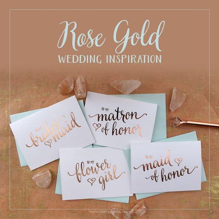 Rose Gold Wedding Inspiration - Trends We Love