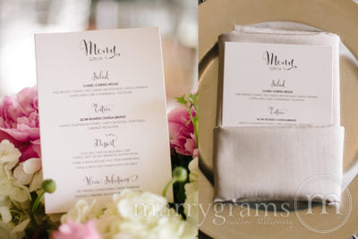 Bon Appétit! - Choosing the Perfect Wedding Menu