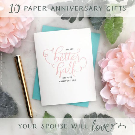 10 Paper Anniversary Gifts Your Spouse will Love