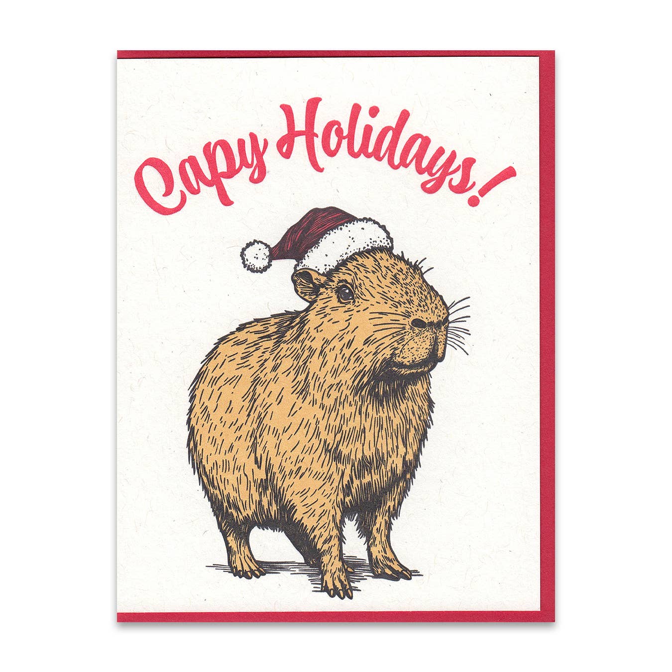 Capy Holidays Card