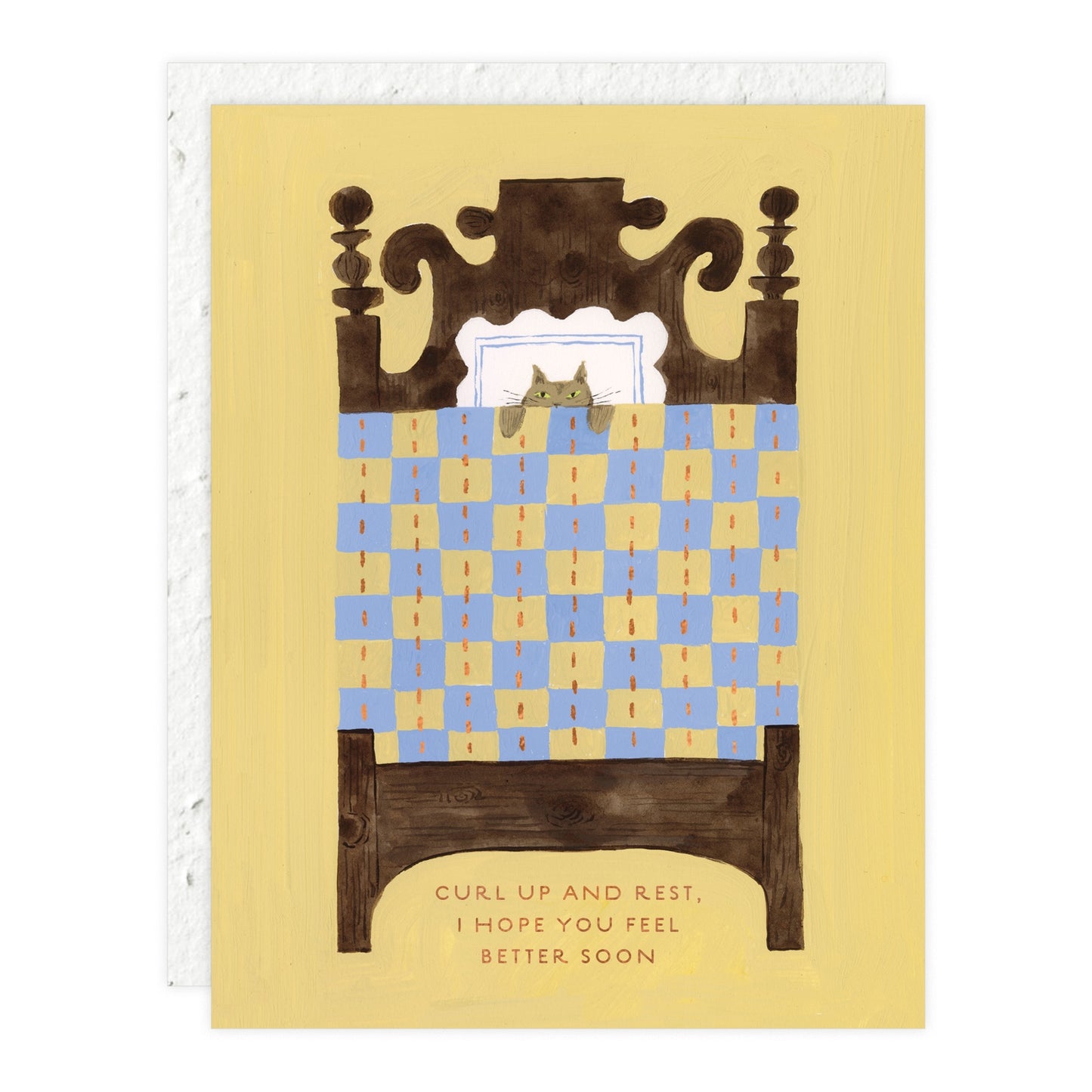 Cat Nap Feel Better Soon Card