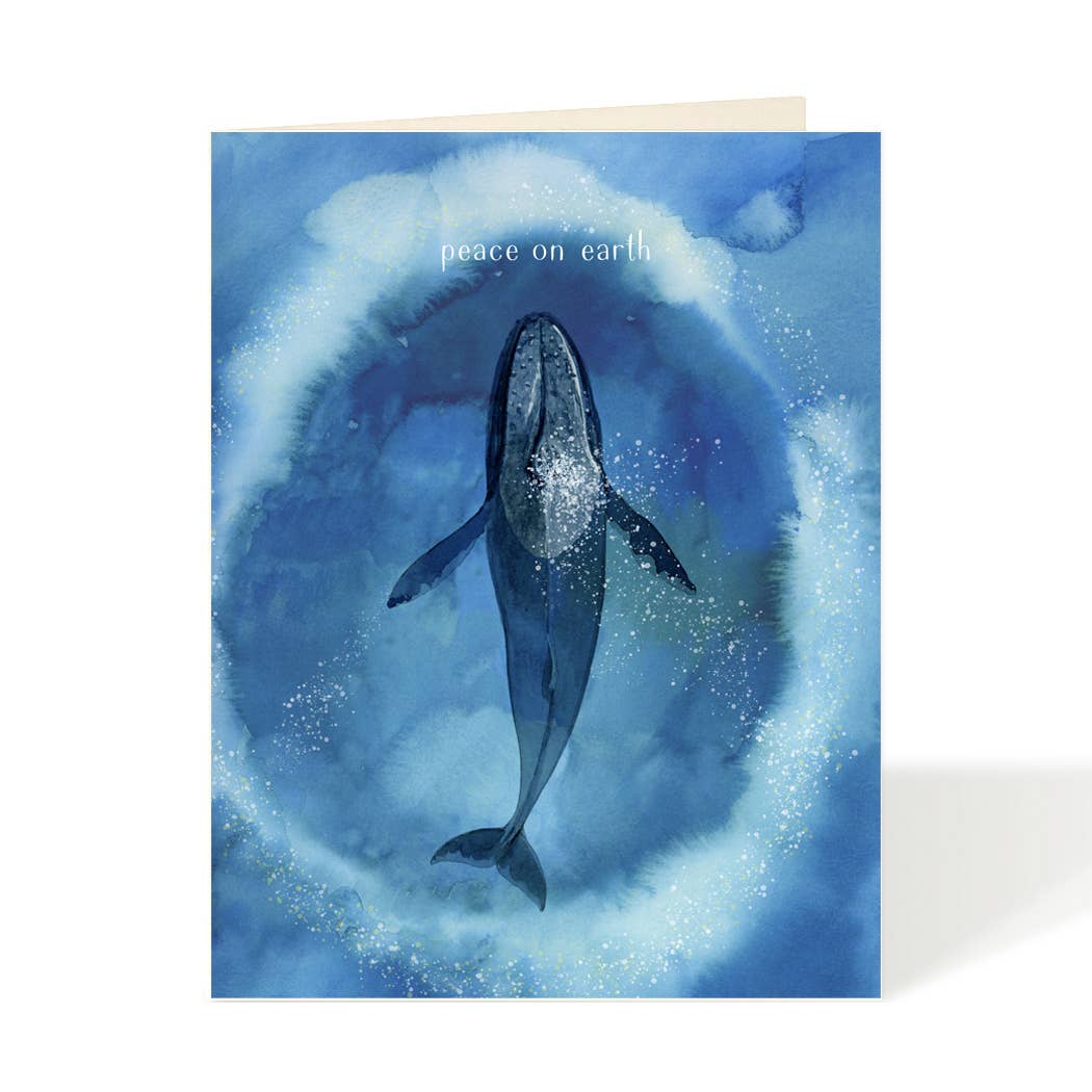 Whale Peace on Earth Card