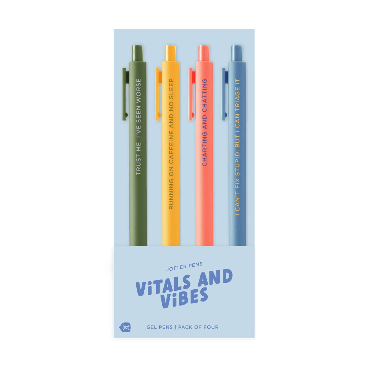 Vitals & Vibes Jotter Click Pen - 4 pack