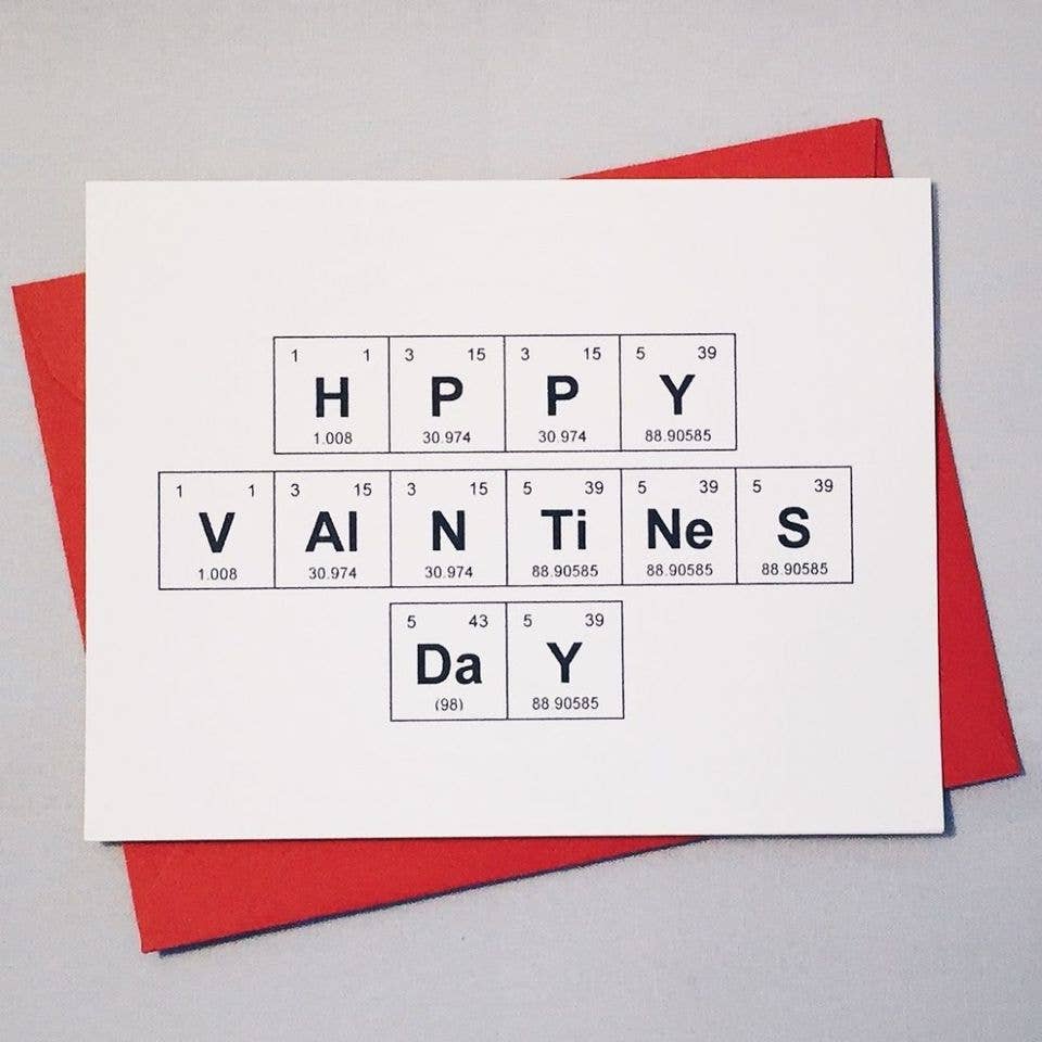 Valentines Day Elements Card