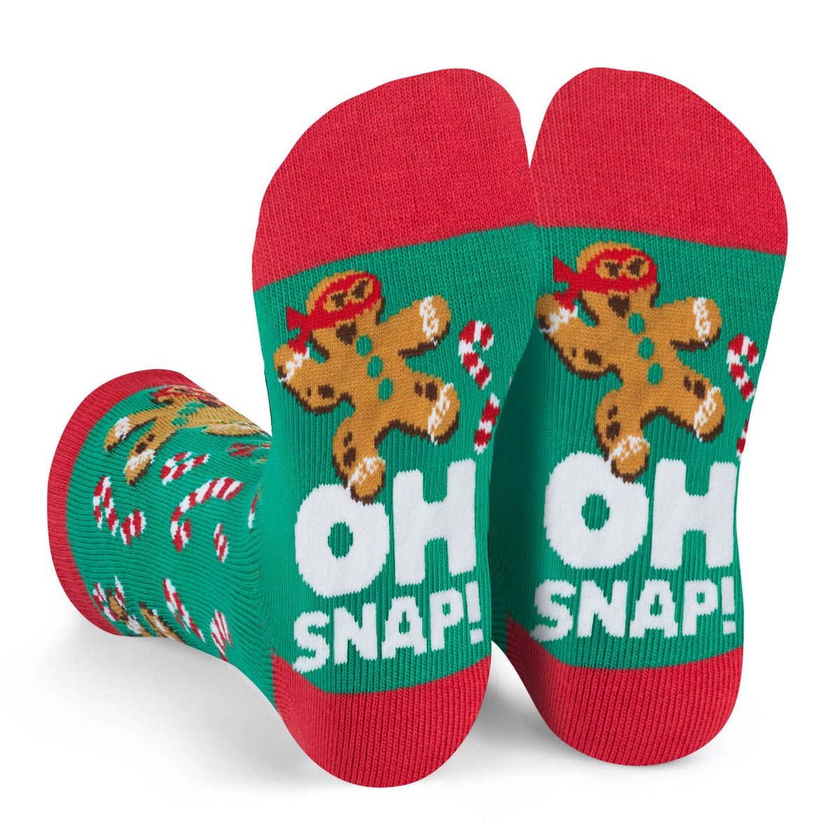 Oh Snap Gingerbread Kids Socks