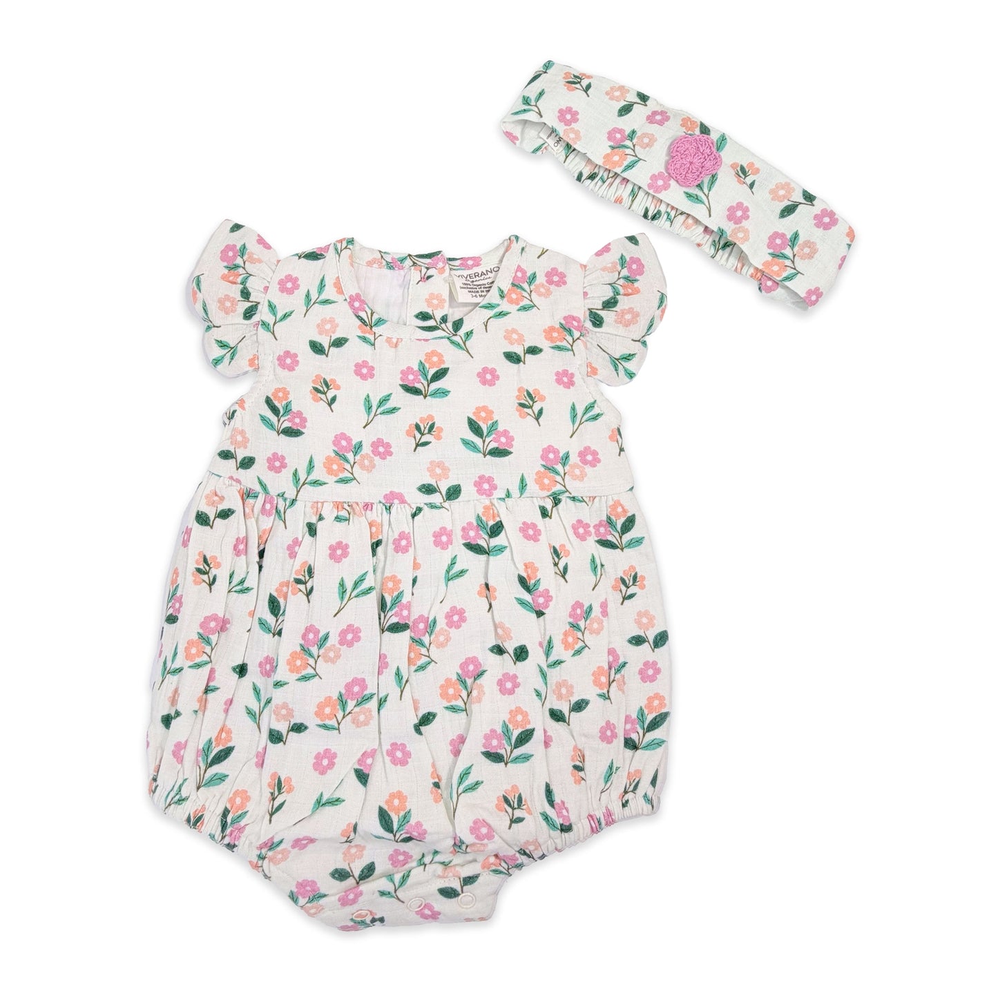 Bloom Ruffle Romper & Headband Set