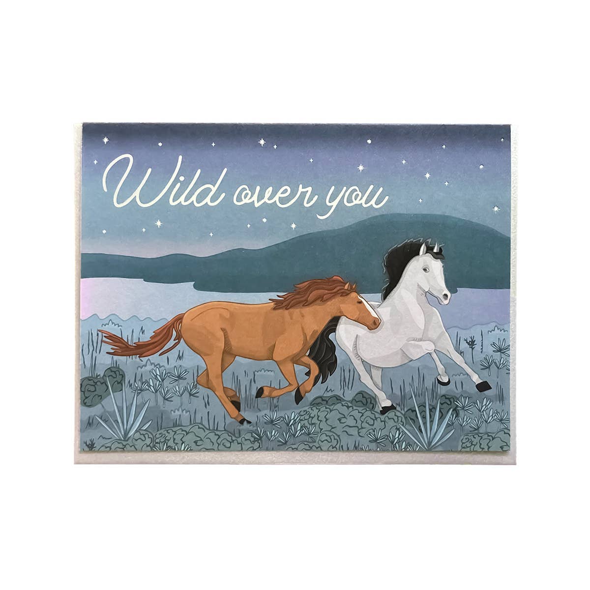 Wild Over You Horses Card