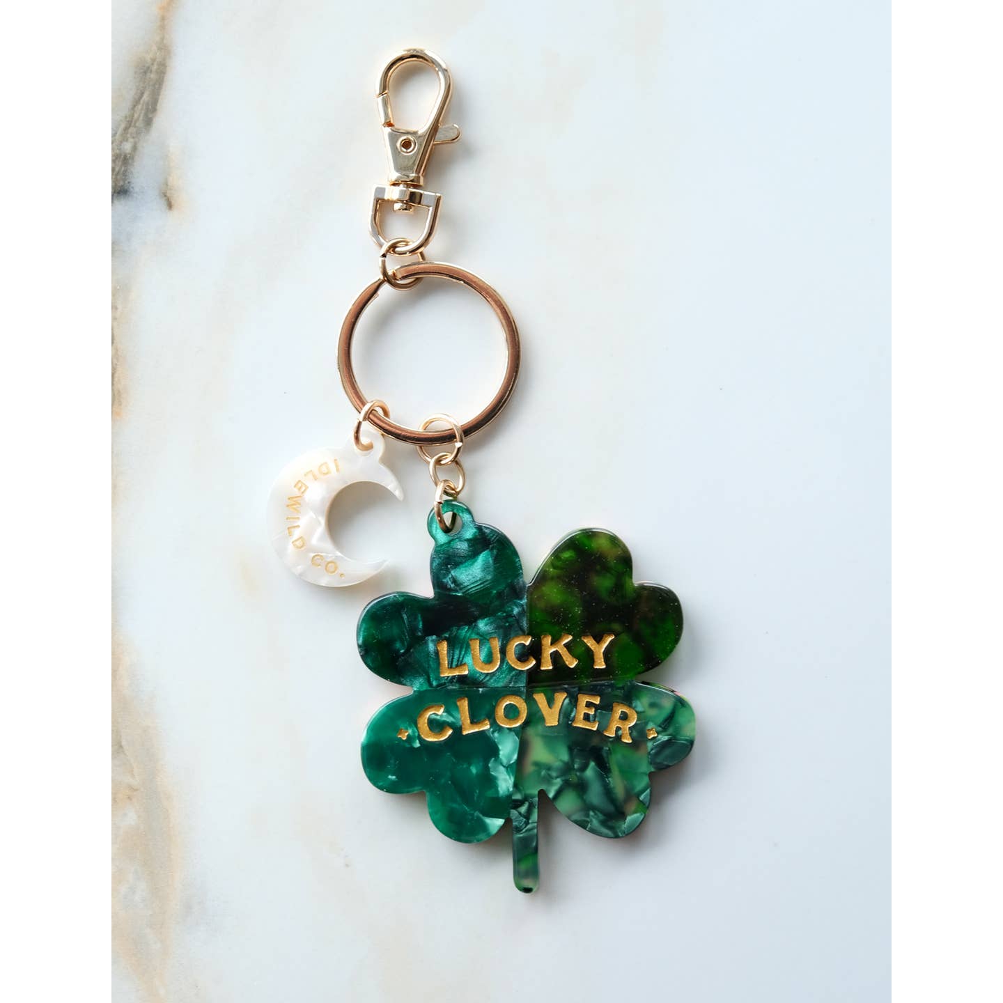 Four Leaf Clover Bag Charm