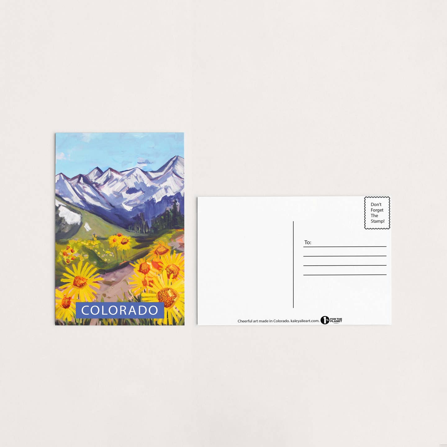 Alpine Trail Colorado Postcard