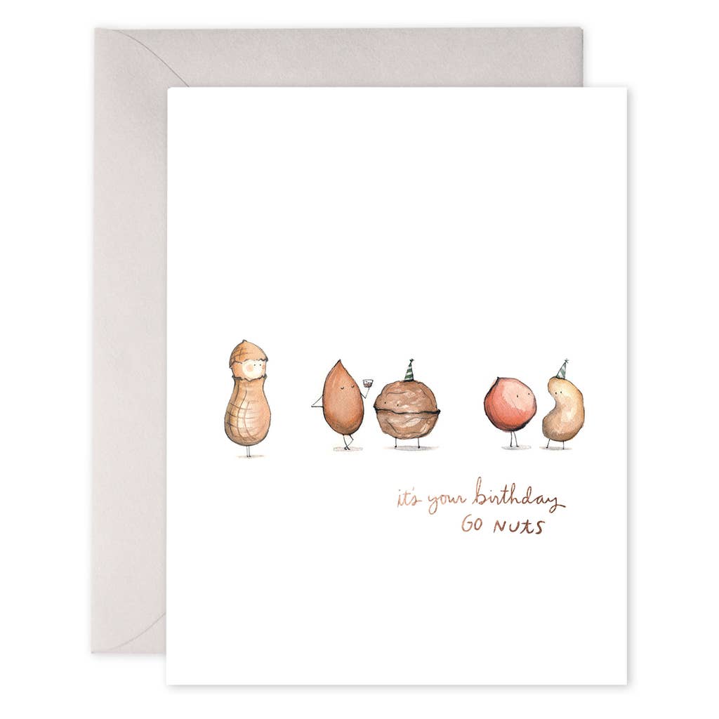 Go Nuts Birthday Card