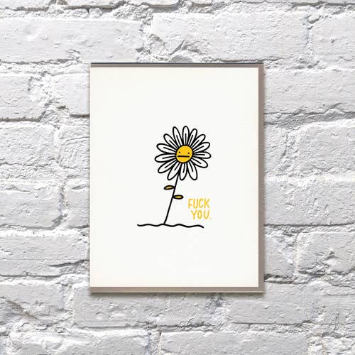Fuck You Flower Card