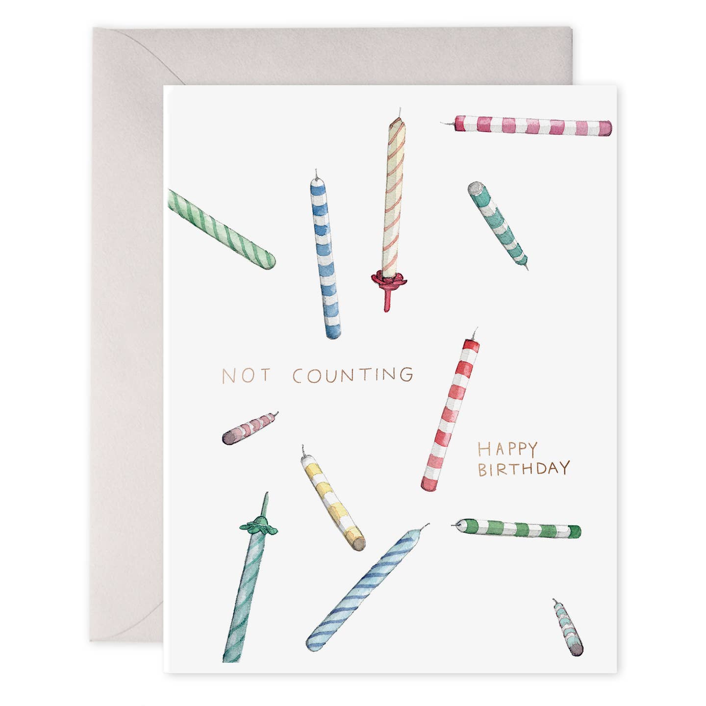 Not Counting Candles Birthday Card