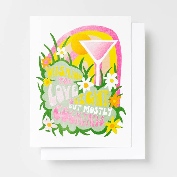 Love Light Cocktails Card