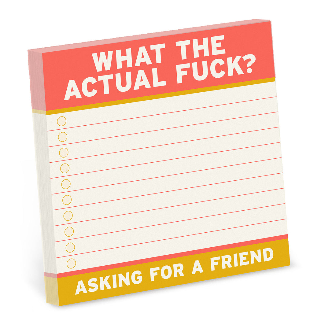 What the Actual Fuck Large Sticky Notes