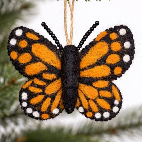 Felt Butterfly Ornament