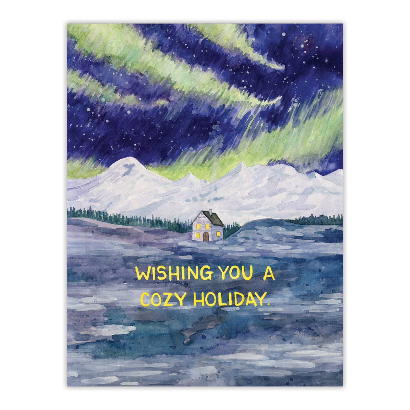 Cozy Holiday Aurora Card
