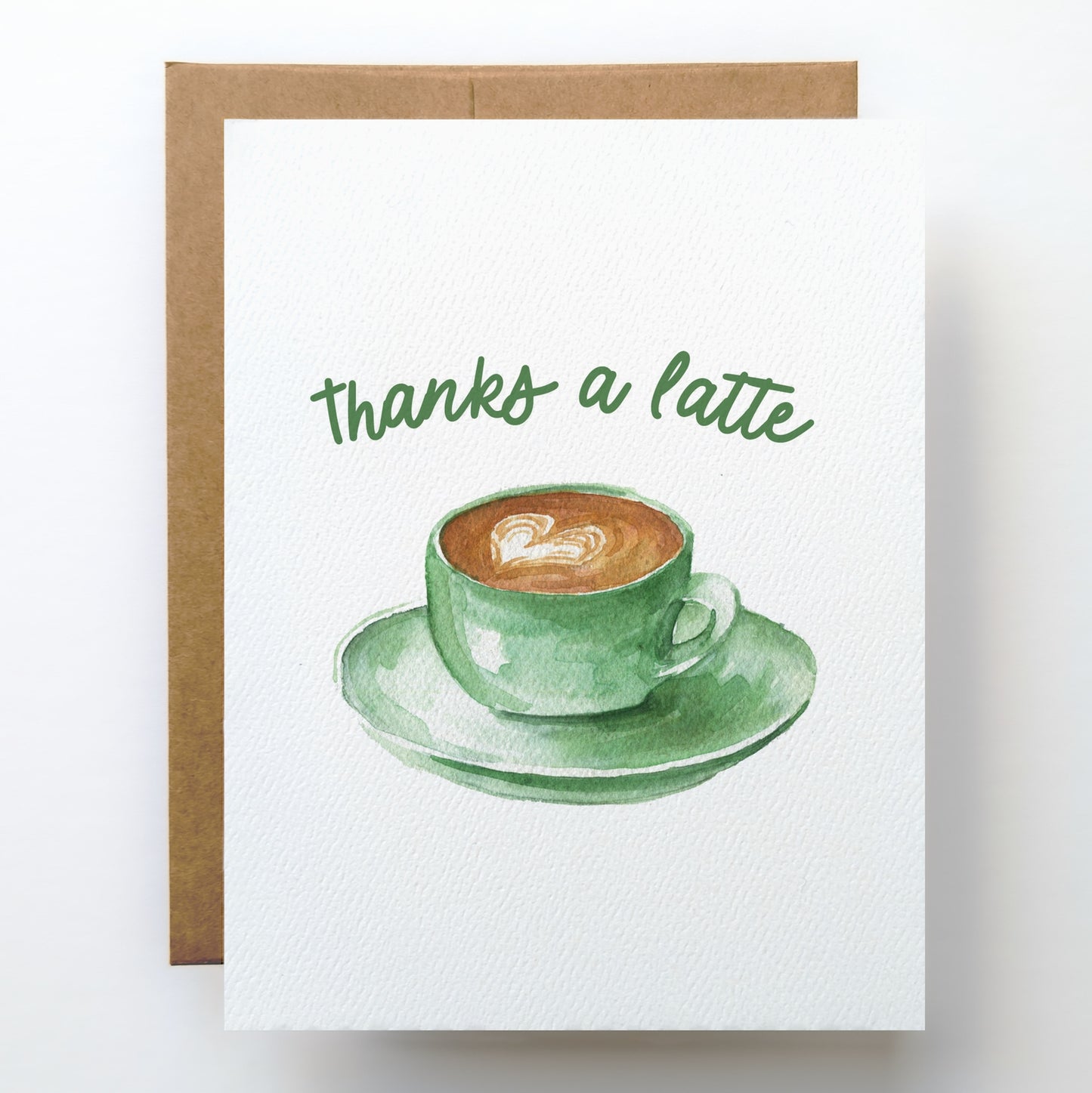 Thanks a Latte Cup Card