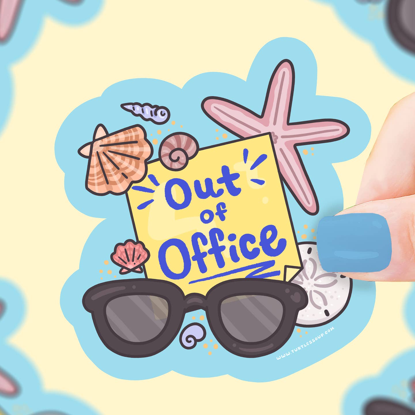 Out of Office Vinyl Sticker