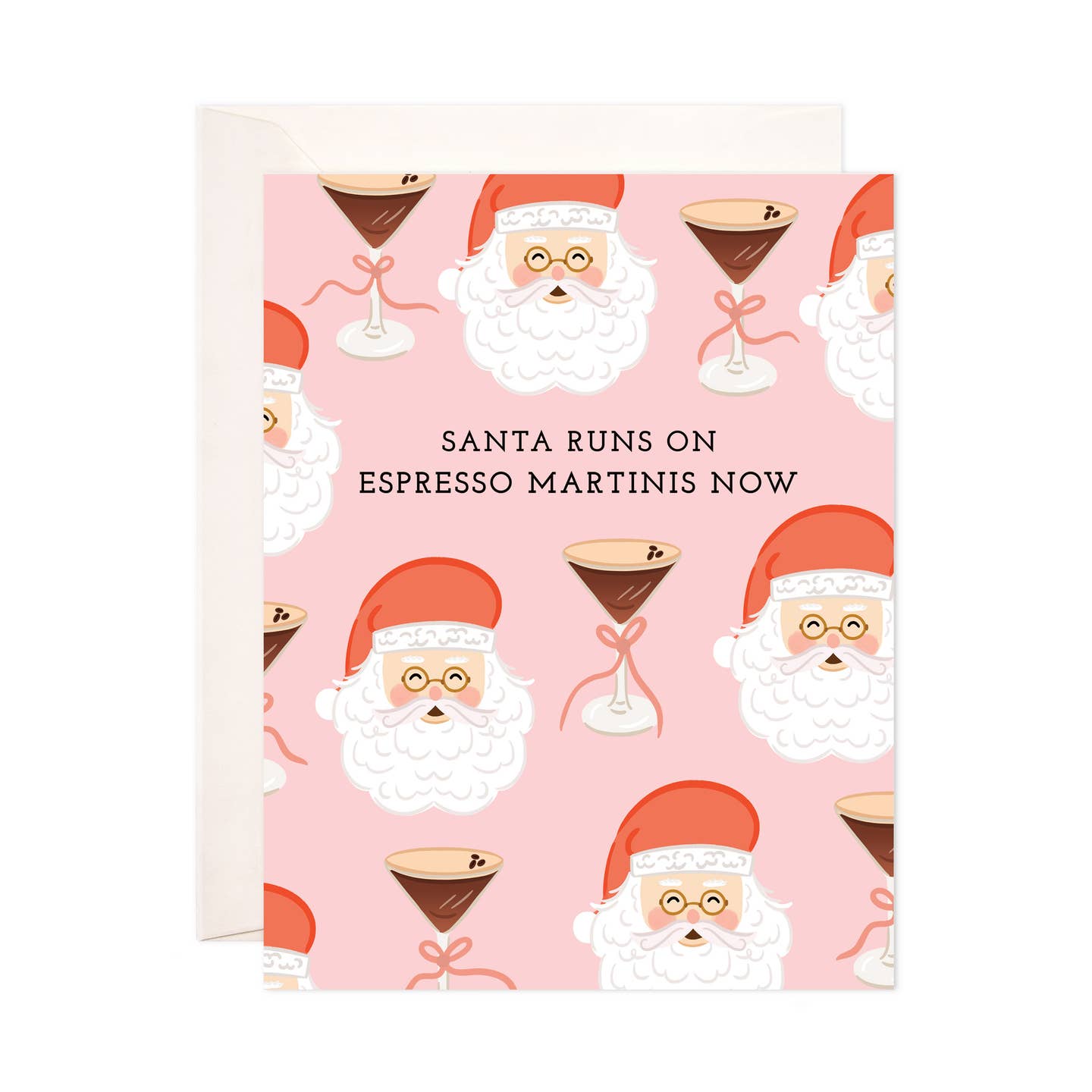 Santa Martinis Card