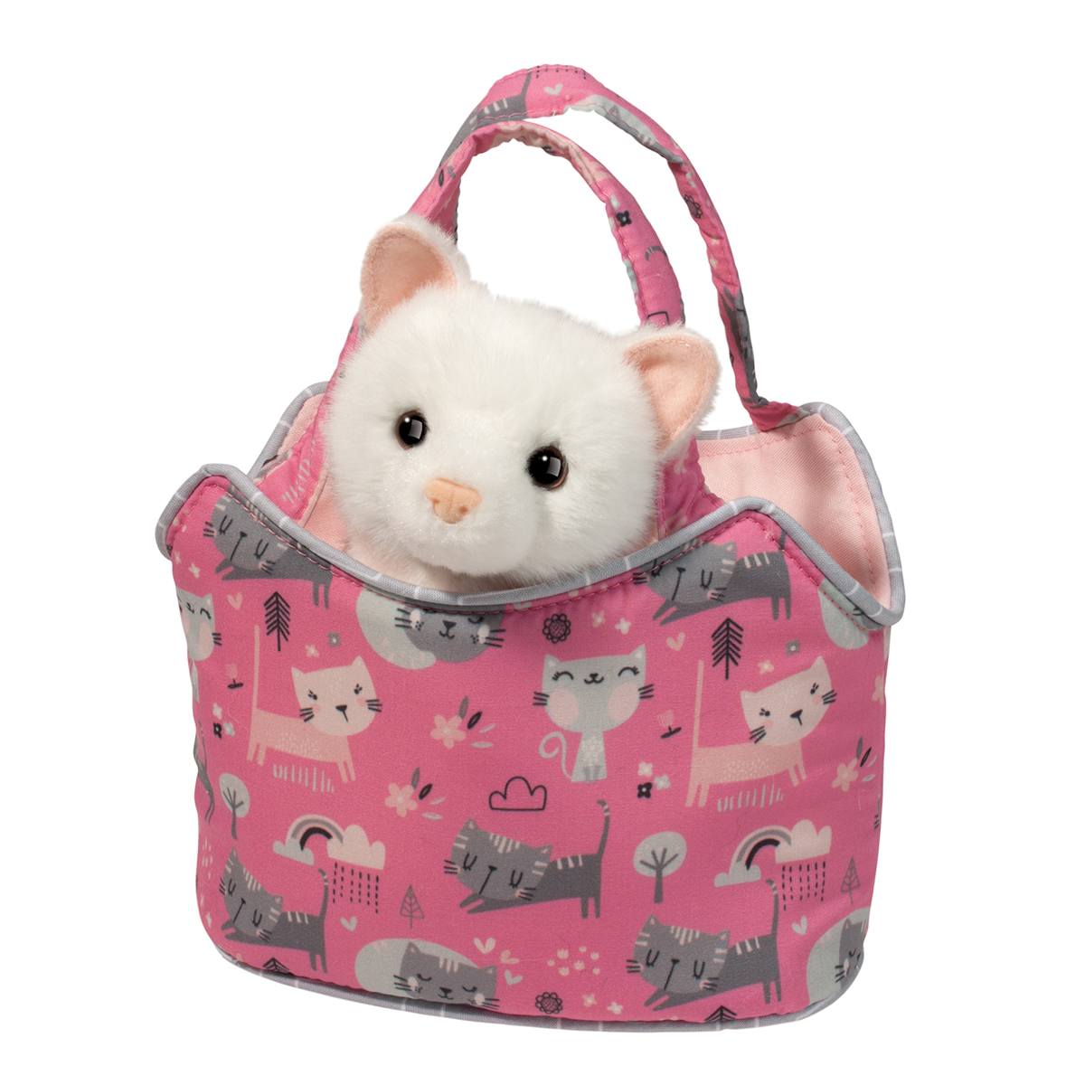 Purr Fect Pals Sassy Sak White Cat
