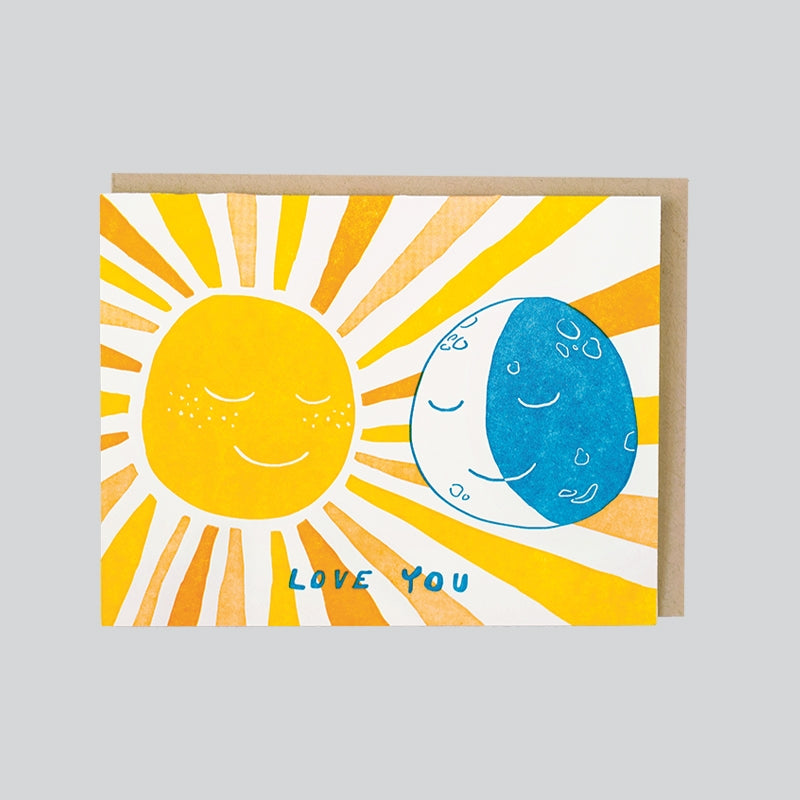 Sun Moon Love You Card