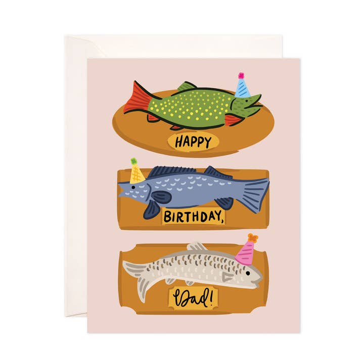 Fish Birthday Dad Card