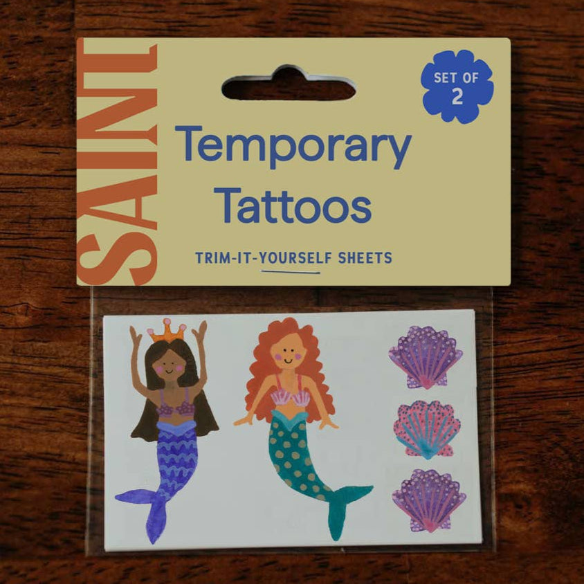 Mermaids Temp Tattoos