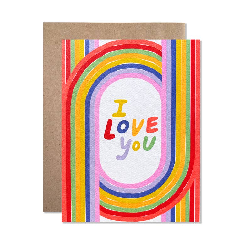I Love You Arches Card