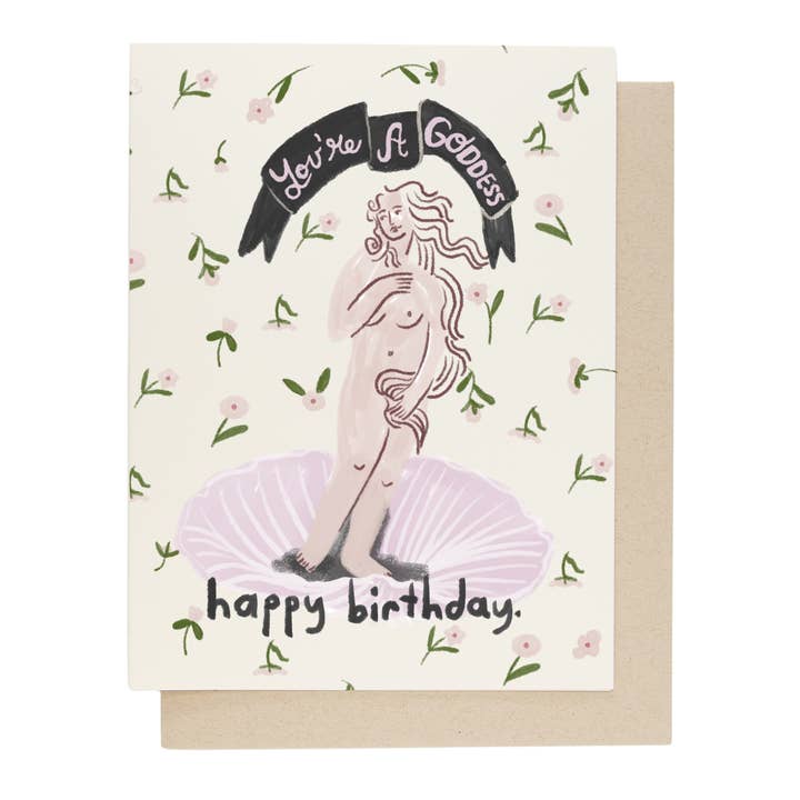 Goddess Birthday Card
