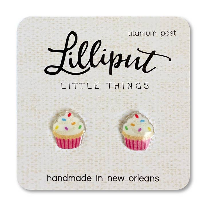 Birthday Cupcake Earrings