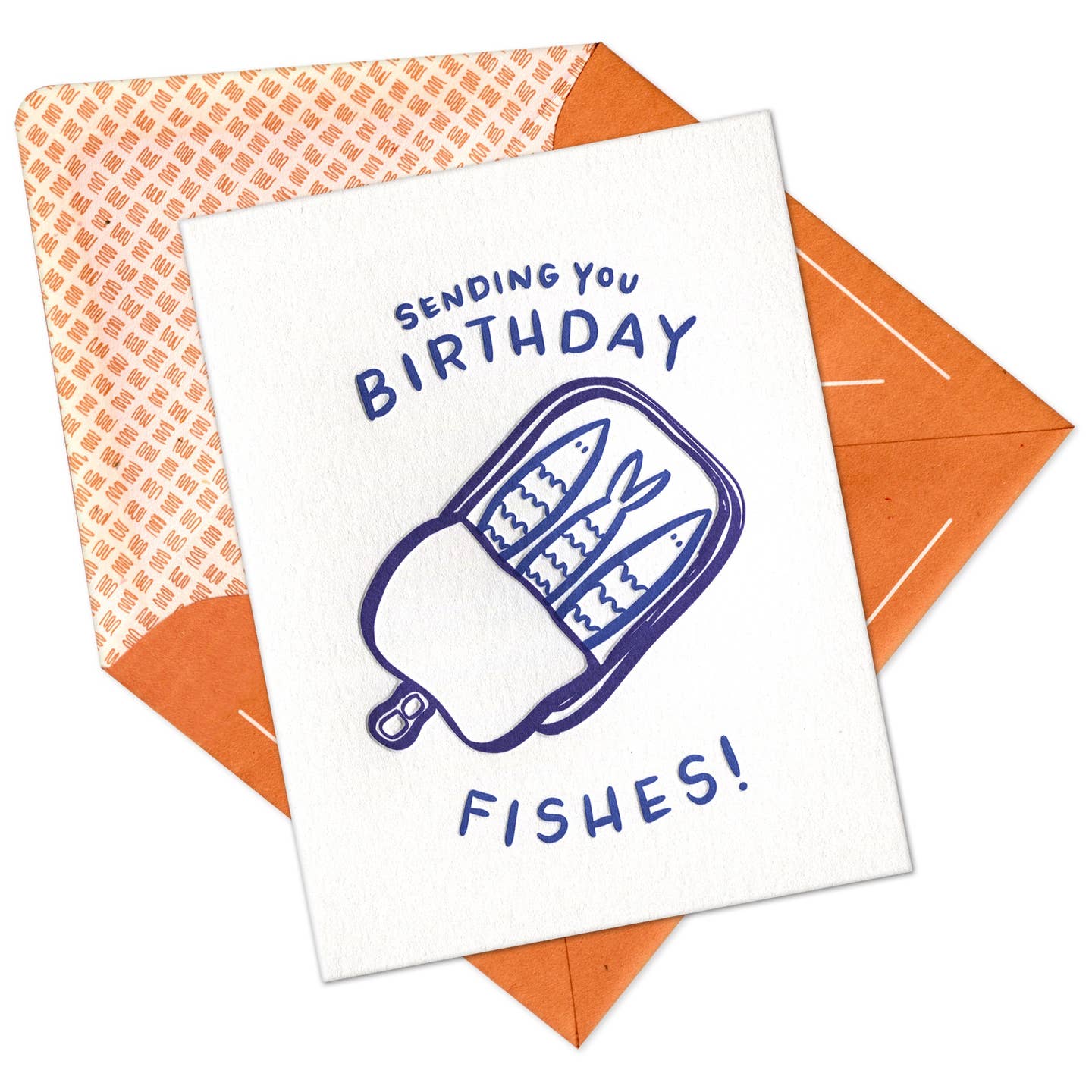 Tinned Fish Birthday Card