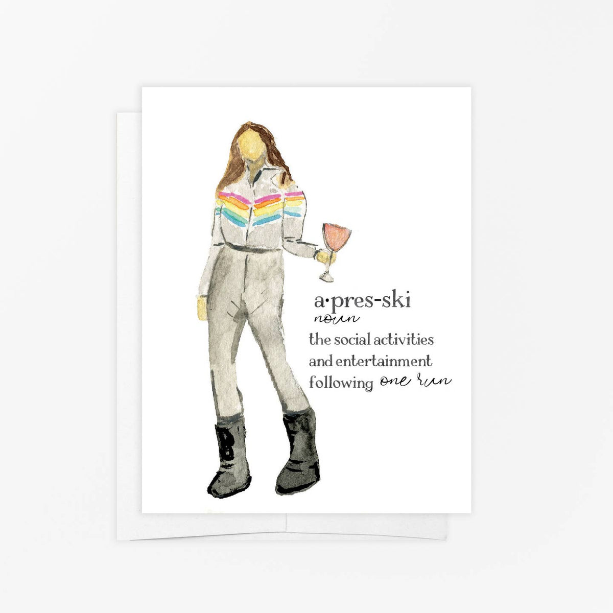Apres Ski Gal Card