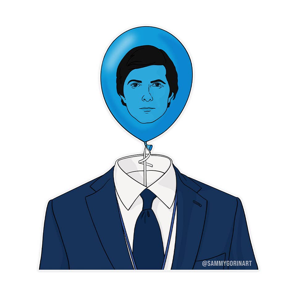 Mark Balloon Severance Vinyl Sticker