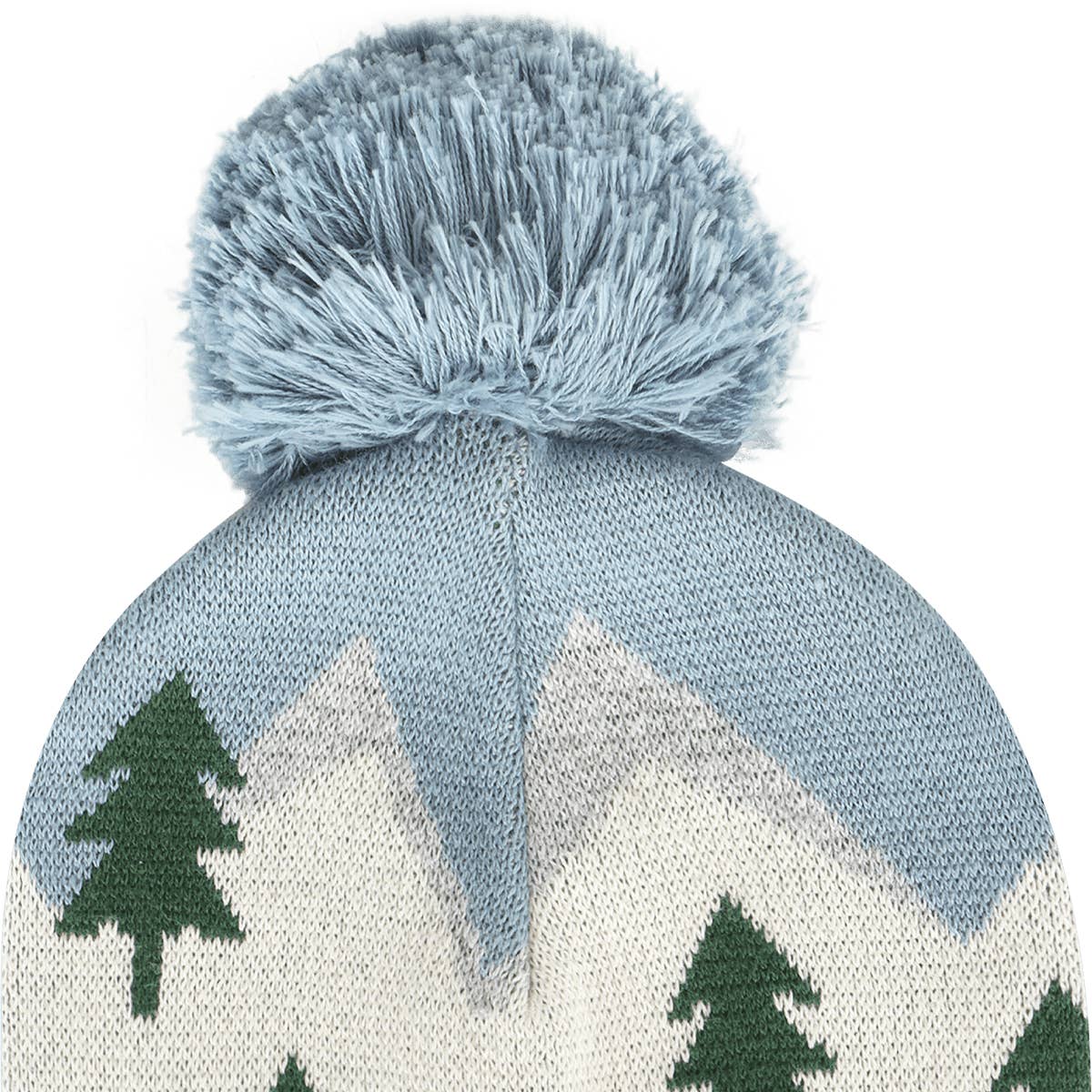 Ski Alpine Peaks Baby Beanie