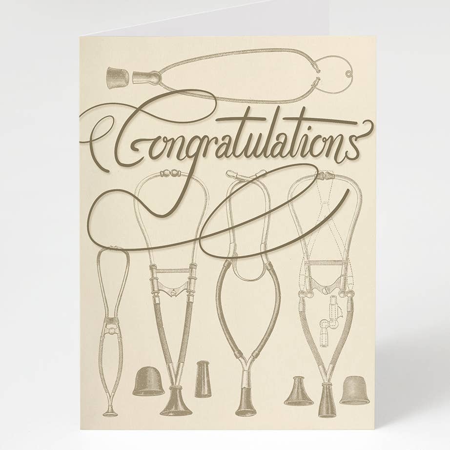 Stethoscope Congratulations Card