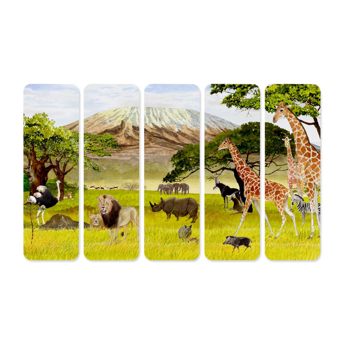 Serengeti Safari Bookmark Set