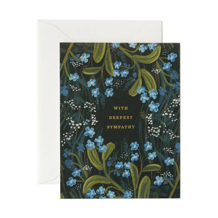With Sympathy Bouquet Card