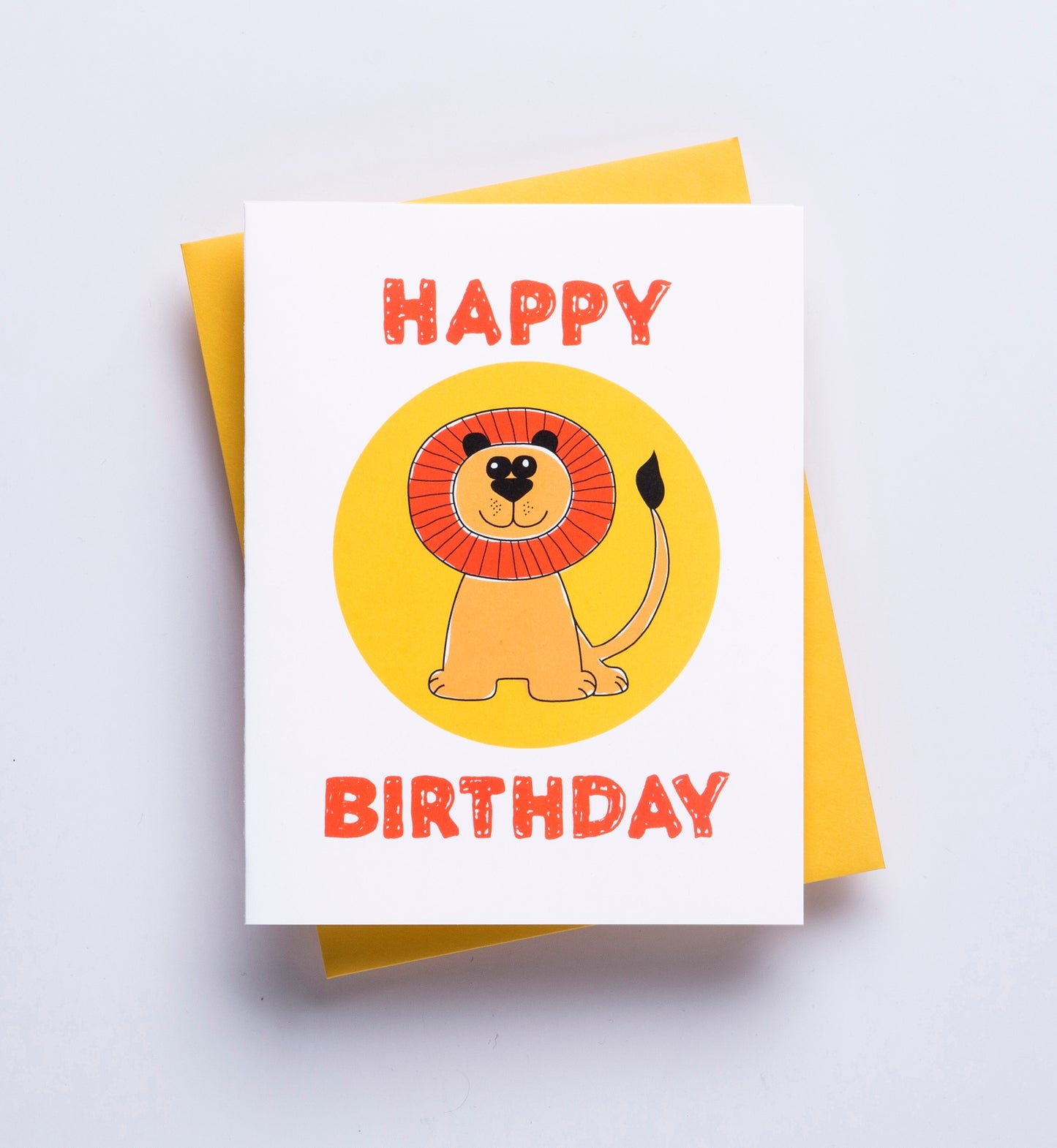 Lion Birthday Card