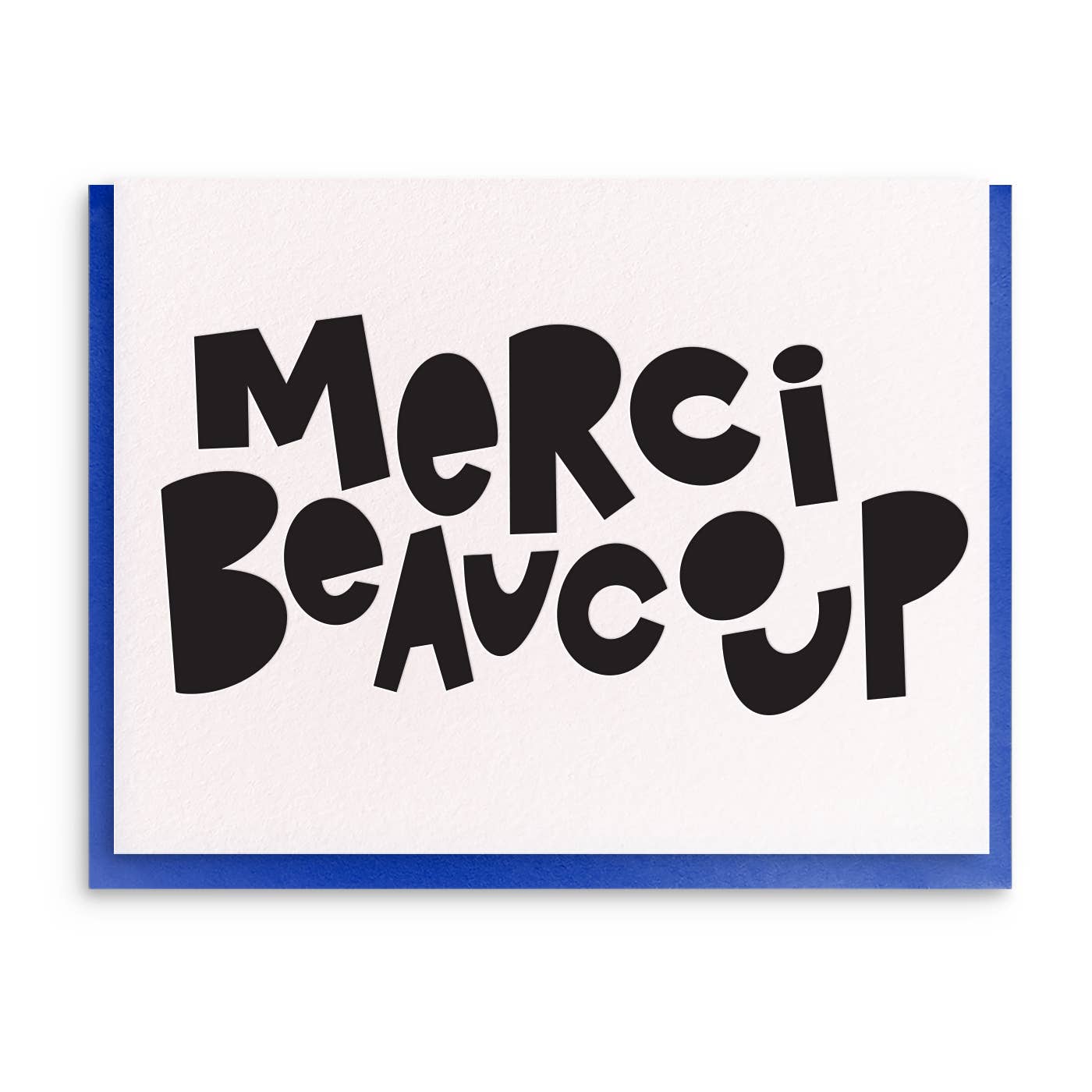 Merci Beaucoup Bold Card