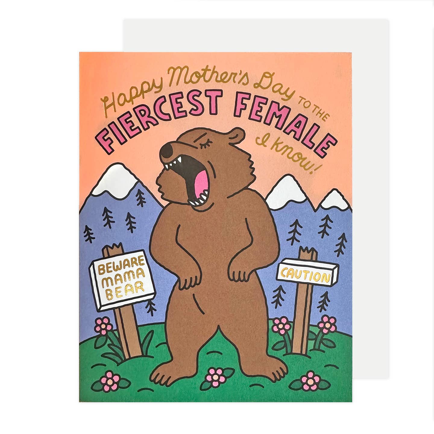 Fiercest Female Mothers Day Card