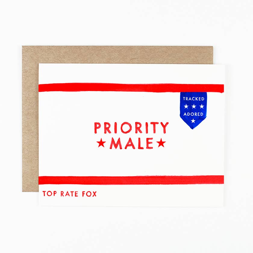 Priority Male Top Rate Fox Love Card