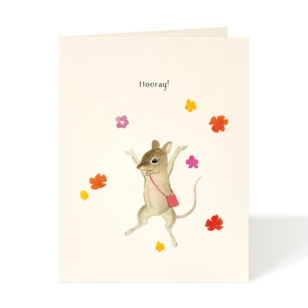 Hooray Mouse Card
