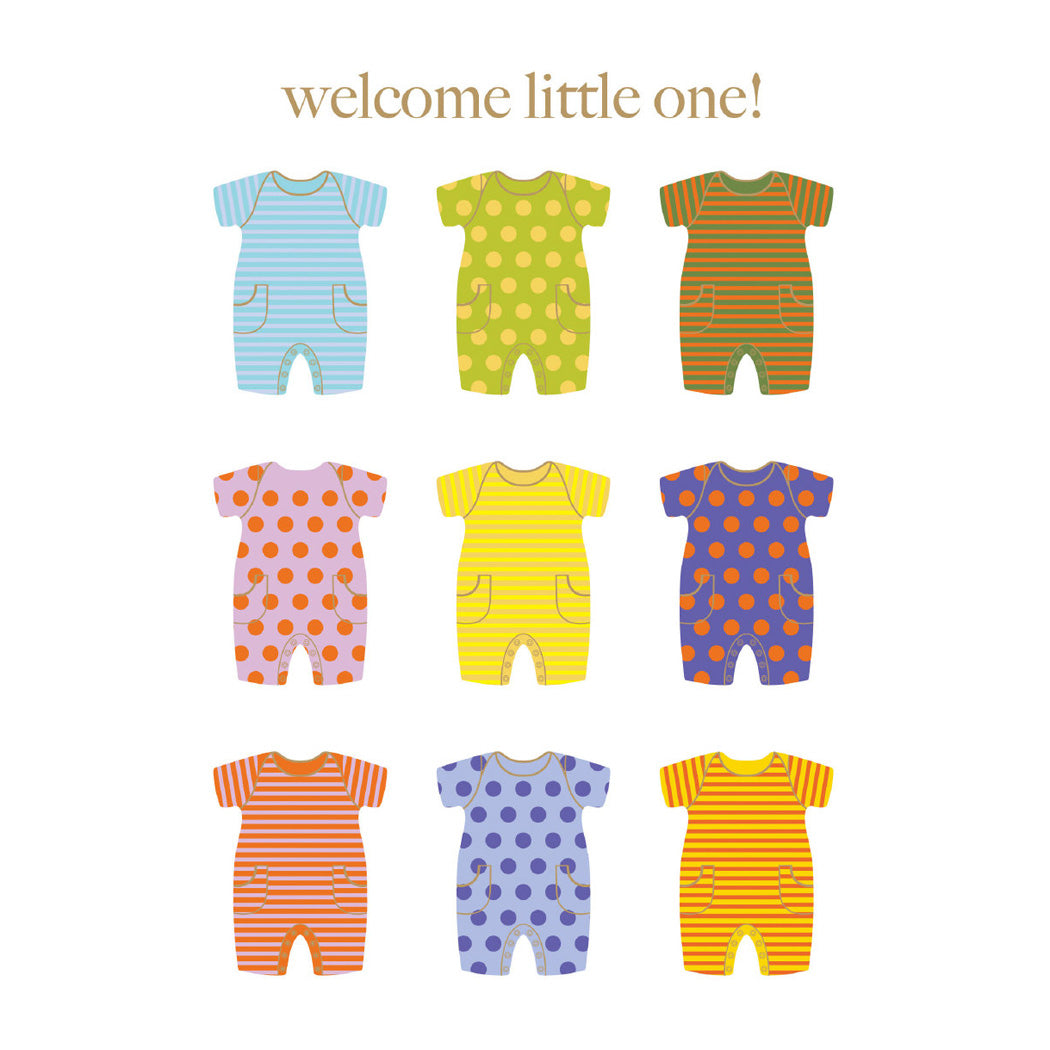 Welcome Little One Baby Card