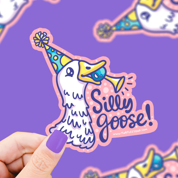 Silly Goose Vinyl Sticker