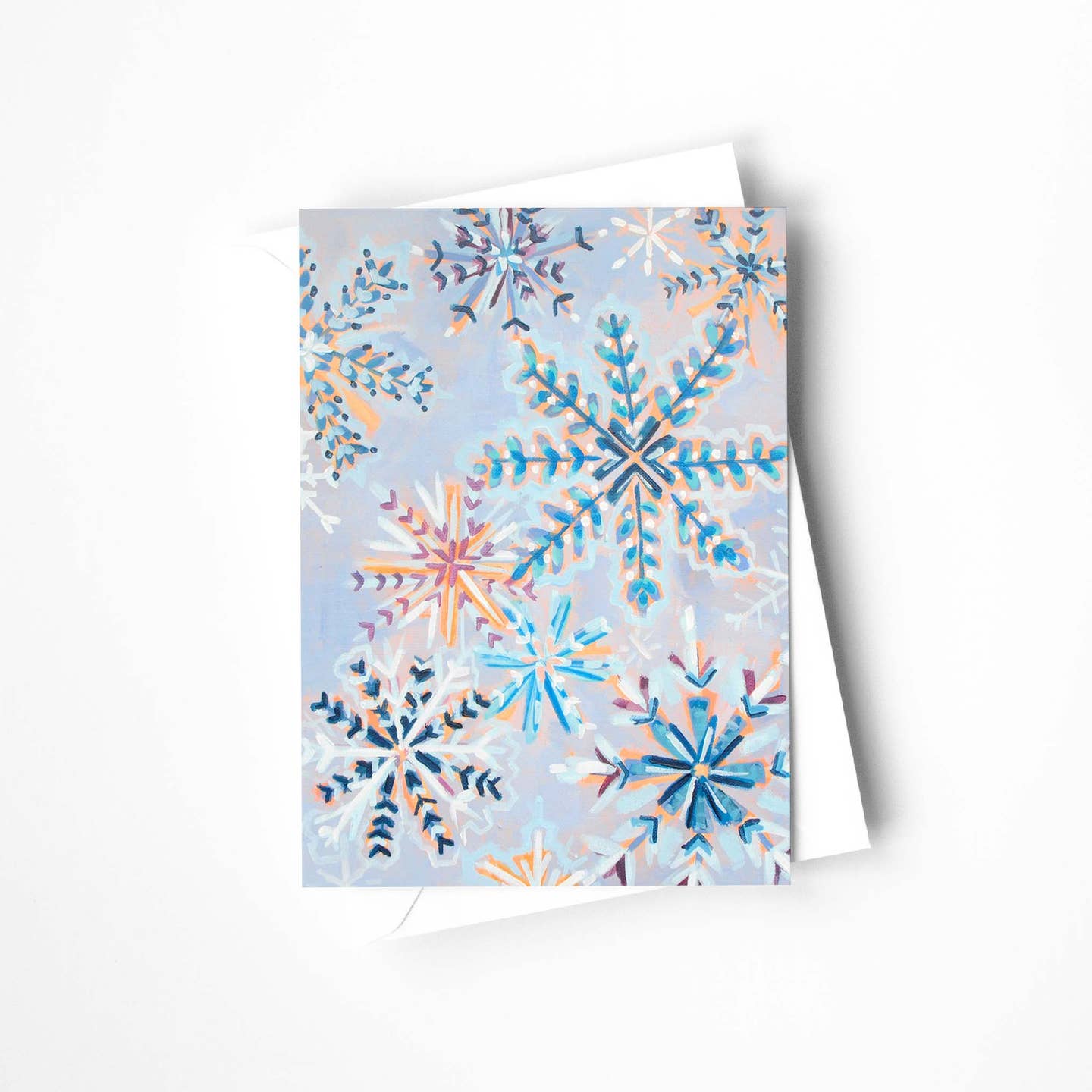Snowflakes Blank Holiday Card