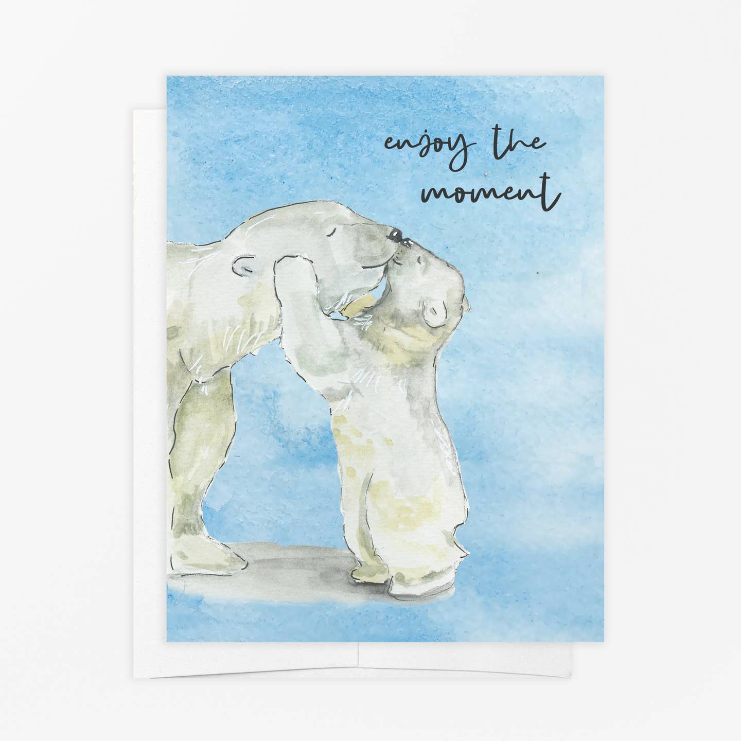 Enjoy the Moment Polar Bear Card