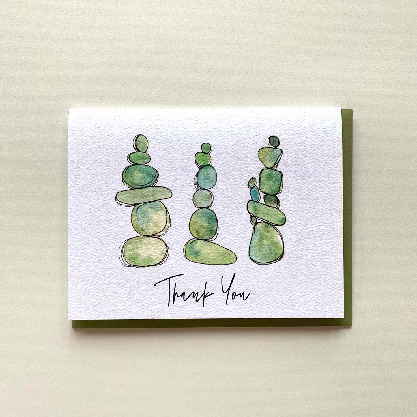 Rockstack Thank You Card