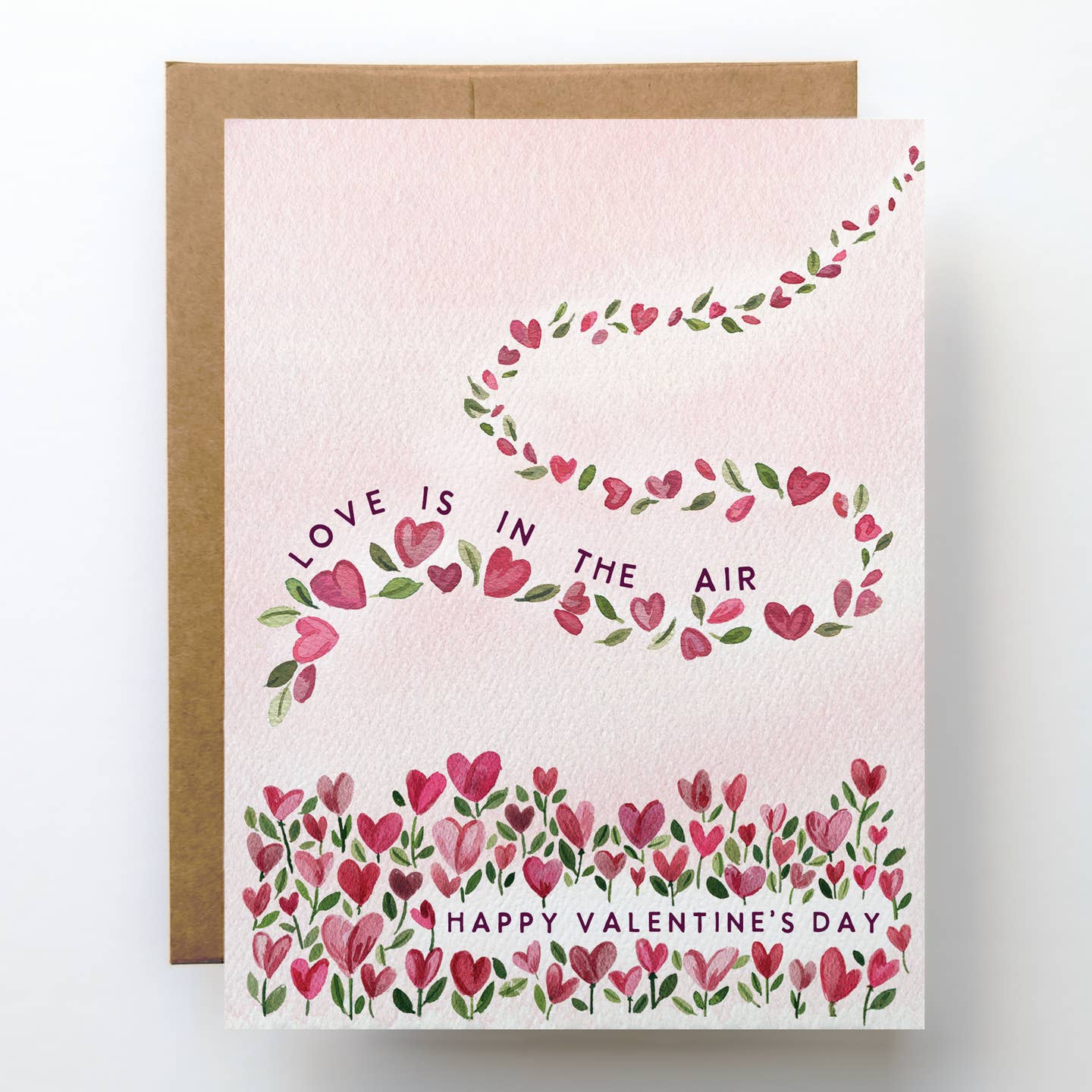 Love is in the Air Valentine Card