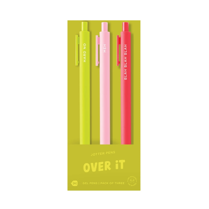 Over It Jotter Click Pen - 3 pack