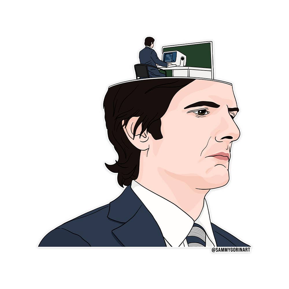 Mark Head Severance Vinyl Sticker